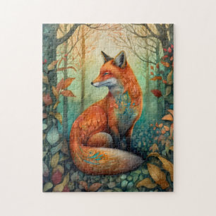 Mooi Boho Forest Dier/Fox Legpuzzel