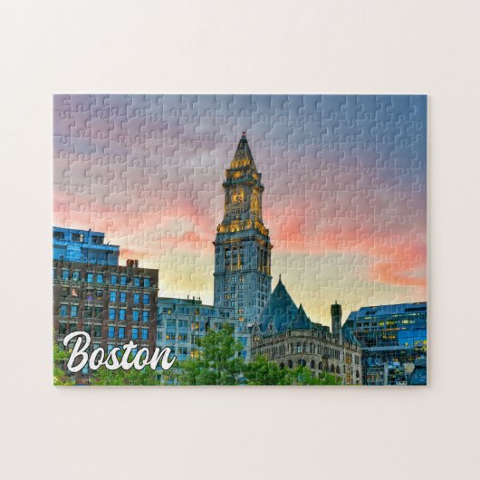 Mooi Boston, Massachusetts, Verenigde Staten Legpuzzel (Horizontaal)