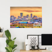Mooi Boston, Massachusetts, Verenigde Staten Poster (Thuiskantoor)