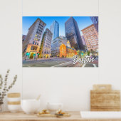 Mooi Boston, Massachusetts, Verenigde Staten Poster (Keuken)