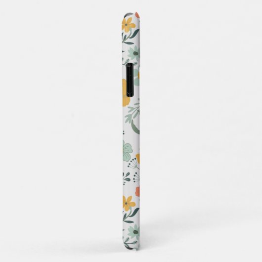 Mooi Botanisch Bloemen Patroon Case-Mate iPhone Case (Achterkant/rechts)