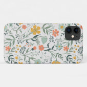 Mooi Botanisch Bloemen Patroon Case-Mate iPhone Case (Achterkant (horizontaal))