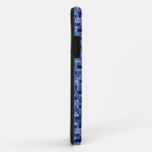 Mooi, breipatroon, gebreid, blauw en Case-Mate iPhone case (Achterkant/rechts)