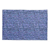 Mooi, breipatroon, gebreid, blauw en kussensloop (Achterkant)