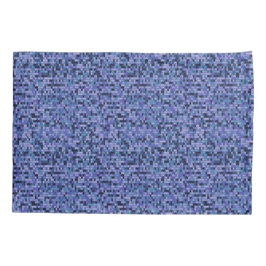 Mooi, breipatroon, gebreid, blauw en kussensloop (Achterkant)