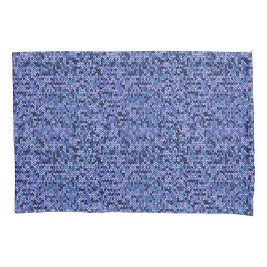 Mooi, breipatroon, gebreid, blauw en kussensloop (Voorkant)