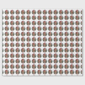 Mooi Bretagne Spaniel Hond Kerstpatroon Cadeaupapier (Vlak)