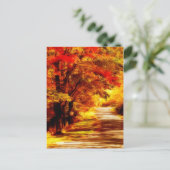 Mooi Briefkaart in de herfst (Staand voorkant)