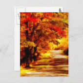 Mooi Briefkaart in de herfst (Voorkant / Achterkant)