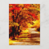 Mooi Briefkaart in de herfst (Voorkant)