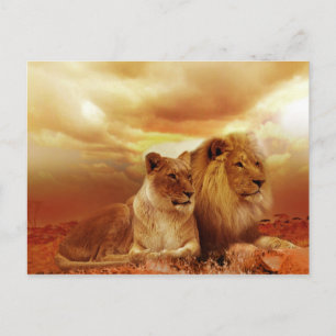 Mooi Briefkaart met luidop