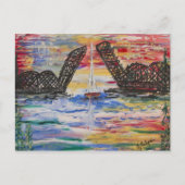 Mooi Briefkaart uit de buurt van de deur (Voorkant)