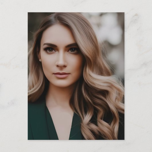 Mooi Briefkaart van Blonde (Voorkant)