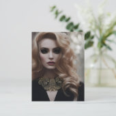 Mooi Briefkaart van Blonde (Staand voorkant)