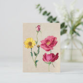Mooi Briefkaart van Botanische Illustratie (Staand voorkant)