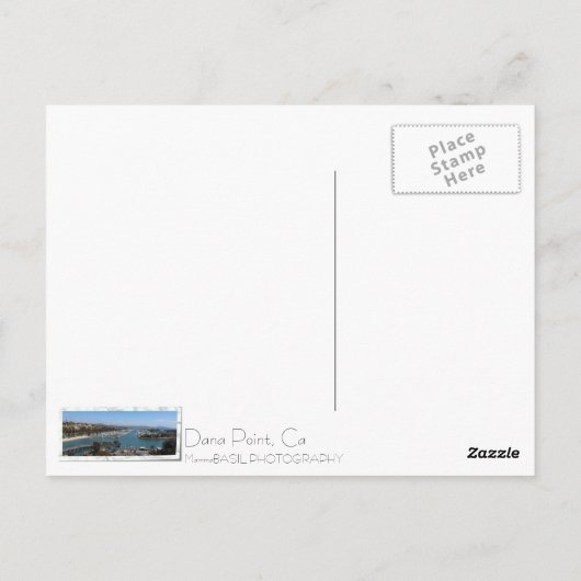 Mooi Briefkaart van Dana Point! (Achterkant)