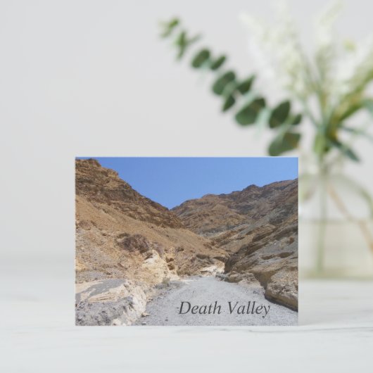 Mooi Briefkaart van de doodvallei! (Staand voorkant)