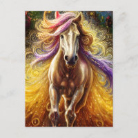 Mooi Briefkaart van de Golden Horse