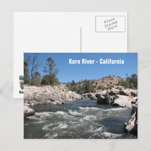 Mooi Briefkaart van Kern. (Voorkant / Achterkant)