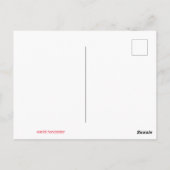 Mooi Briefkaart van Scarlet Honoogater Bird (Achterkant)