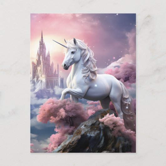 Mooi Briefkaart van Unicorn (Voorkant)