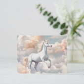 Mooi Briefkaart van Unicorn (Staand voorkant)