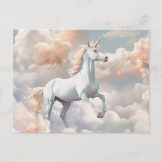 Mooi Briefkaart van Unicorn (Voorkant)