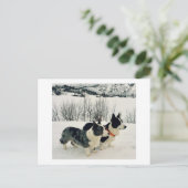 Mooi Briefkaart voor feestdagen (Staand voorkant)