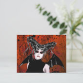 Mooi Briefkaart voor Gothic Vampire Kunst (Staand voorkant)