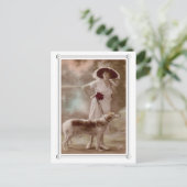 mooi Briefkaart voor vrouwen en honden (Staand voorkant)