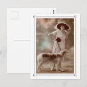  mooi Briefkaart voor vrouwen en honden (Voorkant / Achterkant)