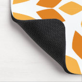 Mooi bruin bloemblad patroon muismat (Hoek)