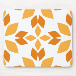 Mooi bruin bloemblad patroon muismat