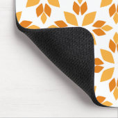 Mooi bruin bloemblad patroon muismat (Hoek)