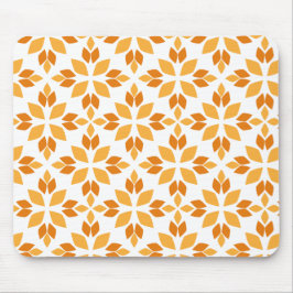 Mooi bruin bloemblad patroon muismat