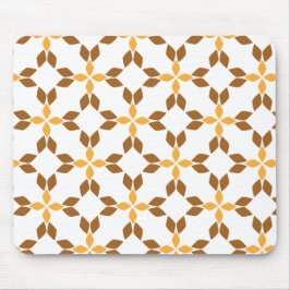 Mooi bruin bloemblad patroon muismat