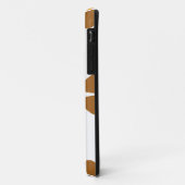 Mooi bruin bloemenpatroon Case-Mate iPhone case (Achterkant/links)