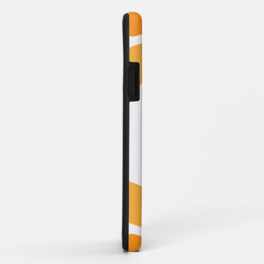 Mooi bruin bloemenpatroon Case-Mate iPhone case (Achterkant/rechts)