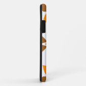 Mooi bruin bloemenpatroon Case-Mate iPhone case (Achterkant/rechts)