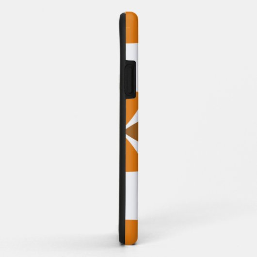 Mooi bruin bloemenpatroon Case-Mate iPhone case (Achterkant/rechts)