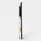 Mooi bruin bloemenpatroon Case-Mate iPhone case (Achterkant/links)