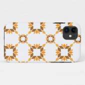 Mooi bruin bloemenpatroon Case-Mate iPhone case (Achterkant (horizontaal))