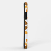 Mooi bruin bloemenpatroon Case-Mate iPhone case (Achterkant/rechts)