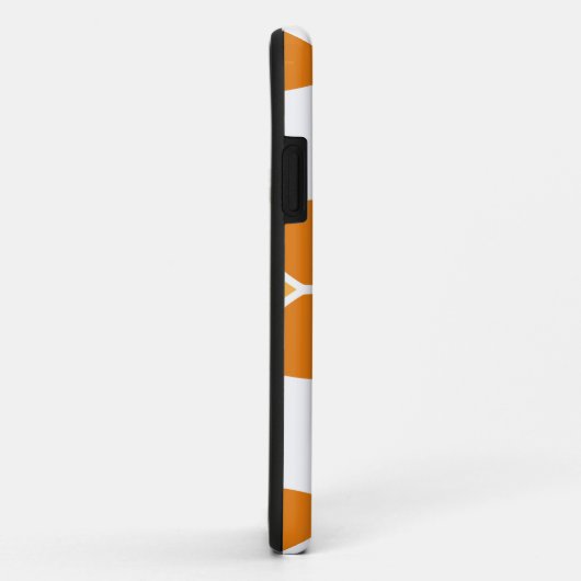 Mooi bruin bloemenpatroon Case-Mate iPhone case (Achterkant/rechts)