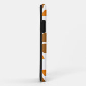 Mooi bruin bloemenpatroon Case-Mate iPhone case (Achterkant/rechts)