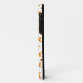 Mooi bruin bloemenpatroon Case-Mate iPhone case (Achterkant/links)