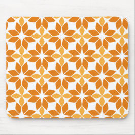 Mooi bruin bloemenpatroon muismat