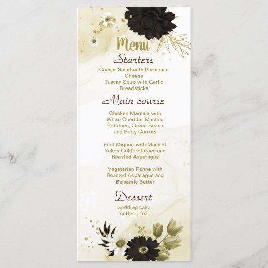 mooi bruin ivoorgoudbruin bruinbruin brutaal trouw menu (Voorkant)