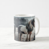 Mooi Bruin Paard Ruitersport Dierenliefde Koffiemok (Voorkant rechts)