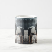 Mooi Bruin Paard Ruitersport Dierenliefde Koffiemok (Center)